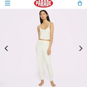 Parade waffle knit lounge set